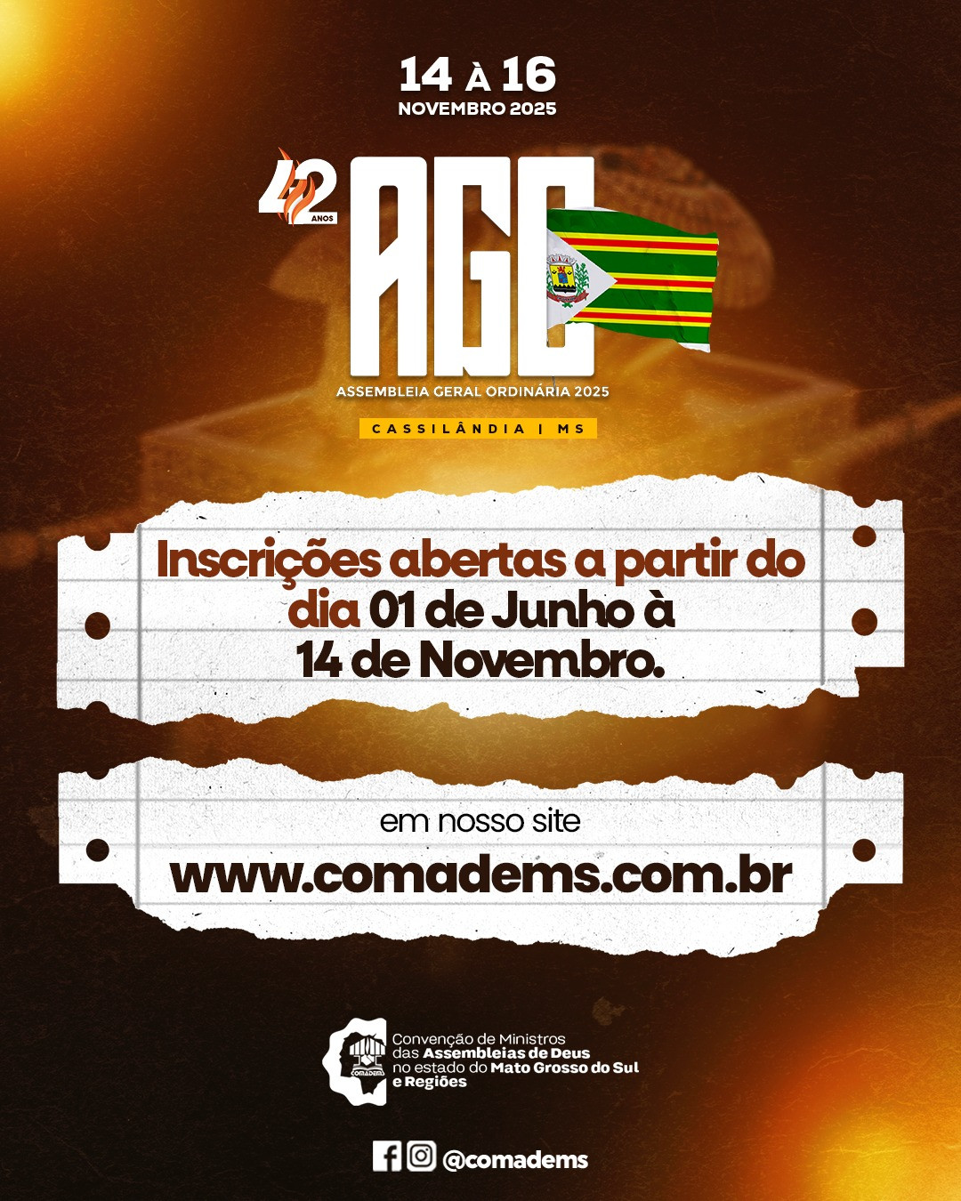 Banner do 42º AGO