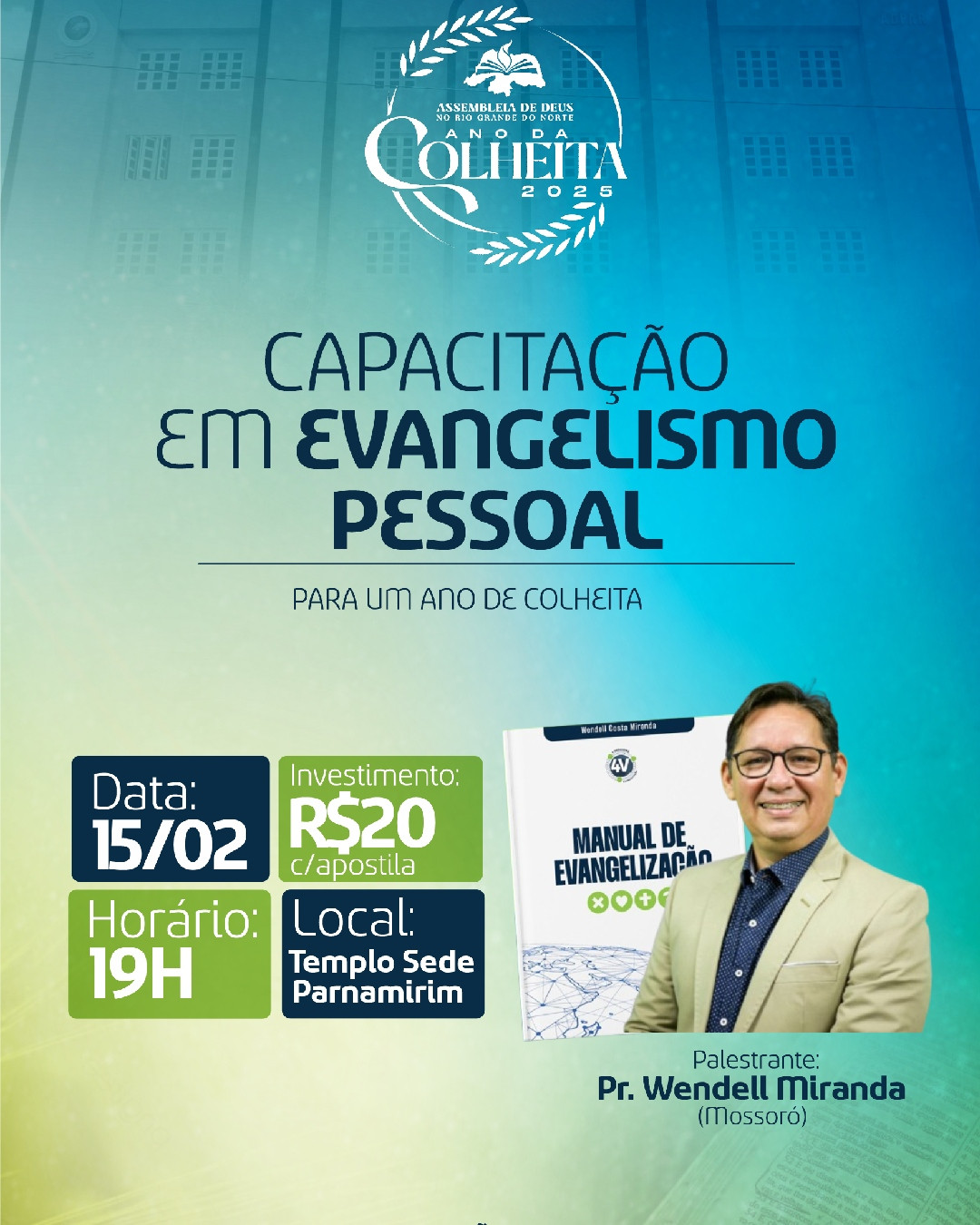 Banner do Capacitação em evangelismo pessoal