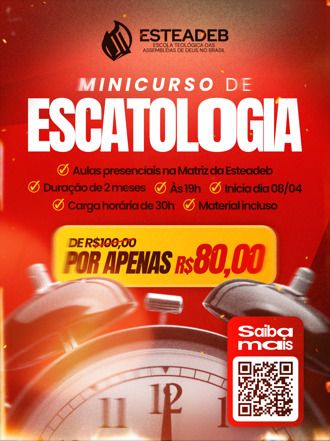Banner do Curso de Escatologia