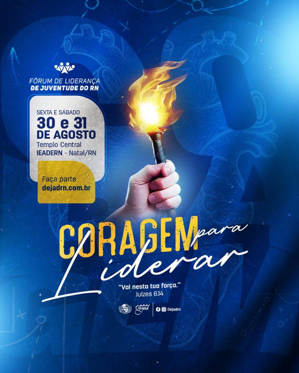 Banner do Fórum estadual de liderança