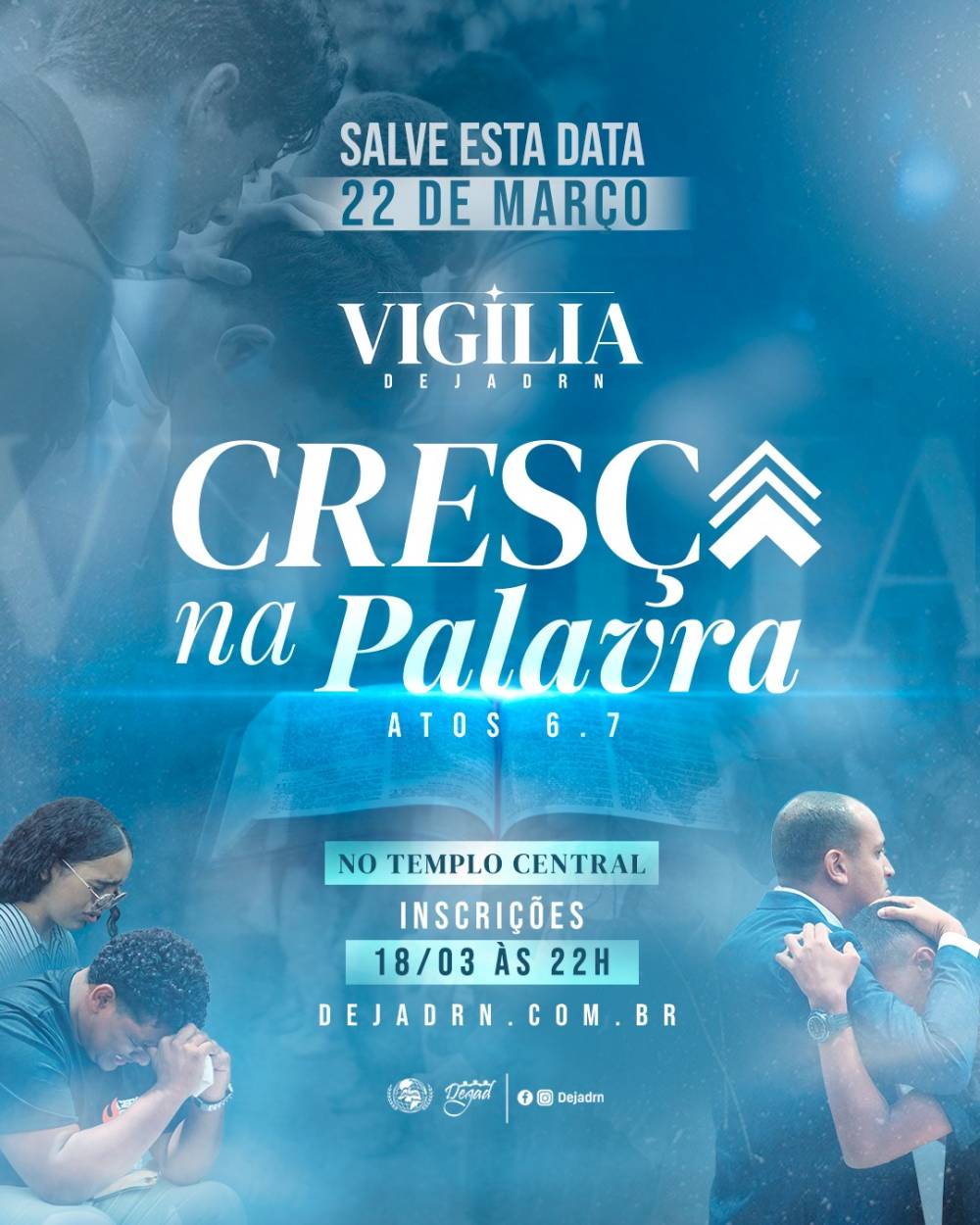 Banner do VIGÍLIA DEJAD - CRESÇA NA PALAVRA